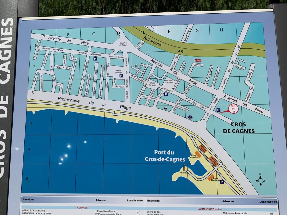 קאן סור מר Front Beach Luxury Near Nice Airport מראה חיצוני תמונה